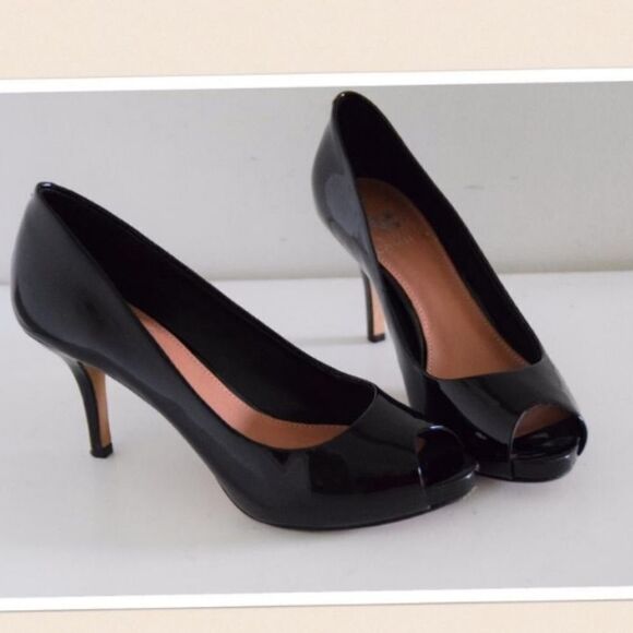 𝅺vince Camuto Peep Toe Heels - Picture 1 of 8